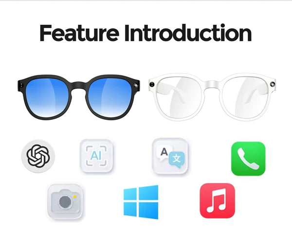 AI Smart Cam Glasses