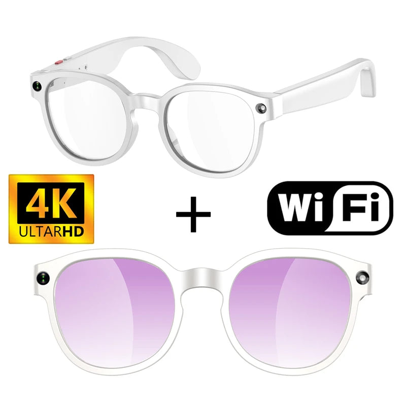 800W HD AI Smart Bluetooth Glasses HD Shooting Waterproof Camera Photo Video Voice Call Translation AI Smart Cam Glasses 2026
